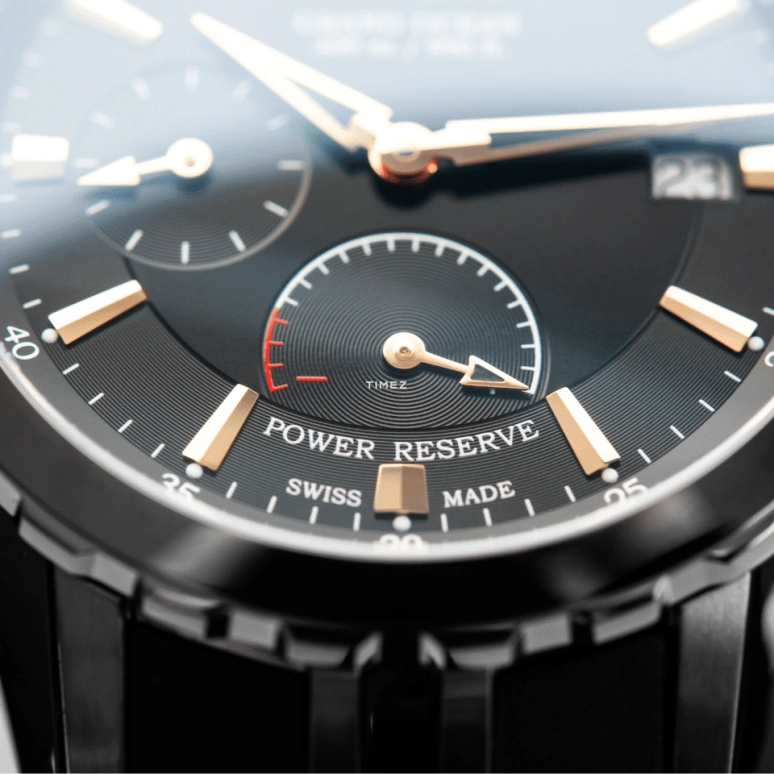 EDOX,Grand Ocean 40mm,40mm,Stainless Steel,Black,Automatic,Day,Power Reserve Indicator,94500,94500-357GNCA-NIR