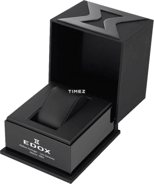 EDOX,CO-1 45mm,45mm,Stainless Steel,Black,Automatic,Chronograph,Date,Day,01128,01128-3NRCA-NN