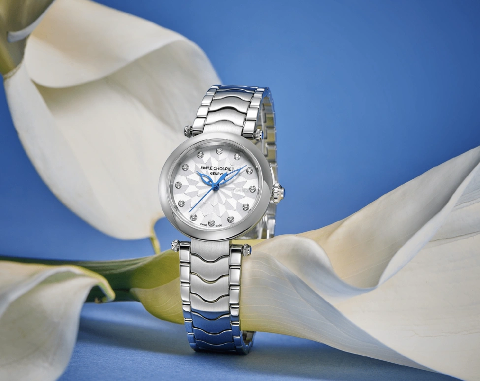 Emile Chouriet,FAIR LADY 29.20mm,29.20mm,Stainless Steel,Silver,Automatic,Sapphire,Crystal Glass,Round,06,06.2188.L.6.6.27.6