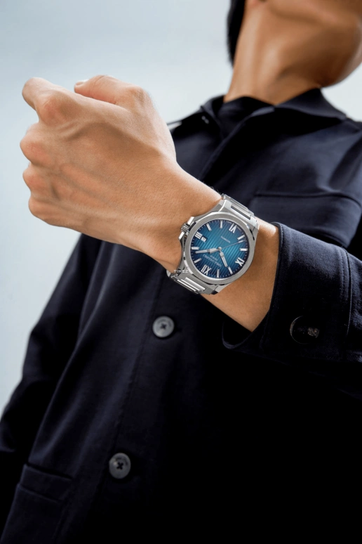 Emile Chouriet,CHALLENGER 41mm,41mm,Stainless Steel,Blue,Automatic,Day,Sapphire,Crystal Glass,08,08.1172.G.6.6.N4.6