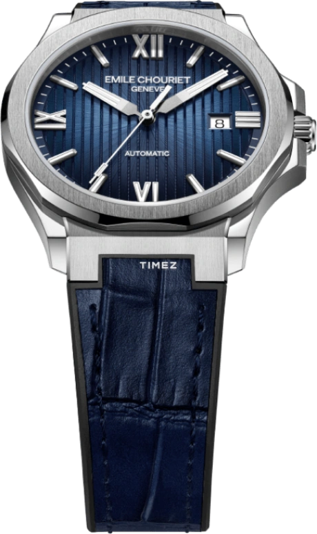 Emile Chouriet,CHALLENGER 41mm,41mm,Stainless Steel,Blue,Automatic,Day,38hours,08,08.1172.G.6.6.N8.8