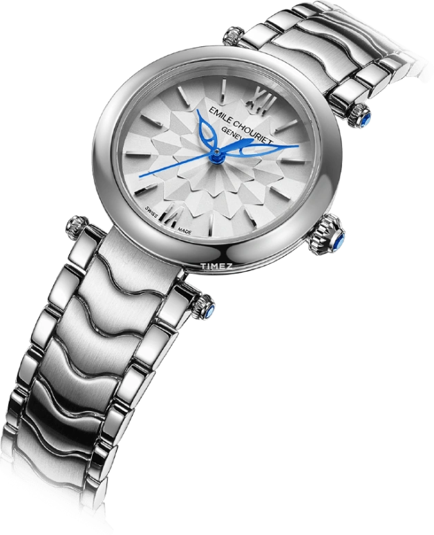 Emile Chouriet,FAIR LADY 29.20mm,29.20mm,Stainless Steel,Silver,Automatic,Sapphire,Crystal Glass,Round,06,06.2188.L.6.6.28.6