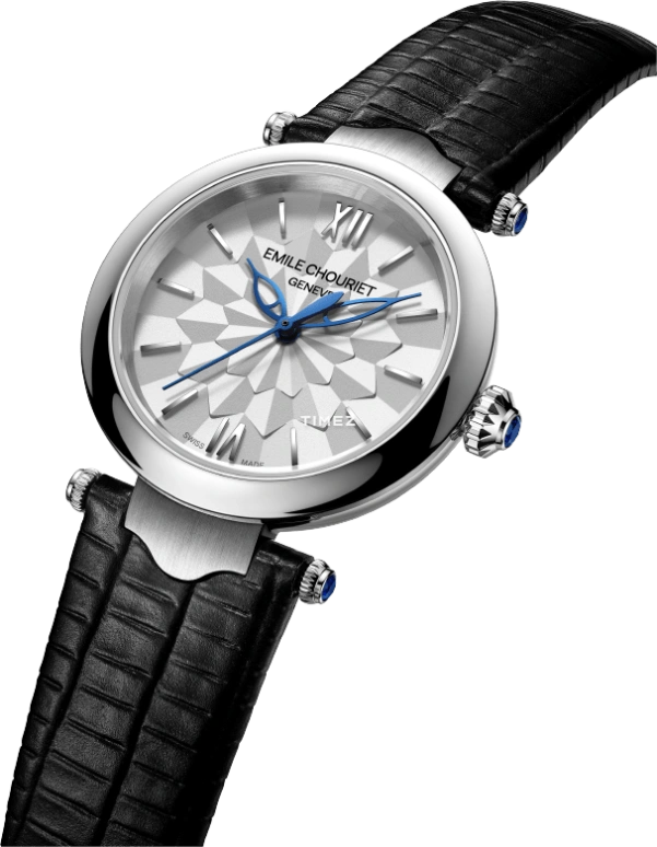 Emile Chouriet,FAIR LADY 29.20mm,29.20mm,Stainless Steel,Silver,Automatic,Sapphire,Crystal Glass,Round,06,06.2188.L.6.6.28.2