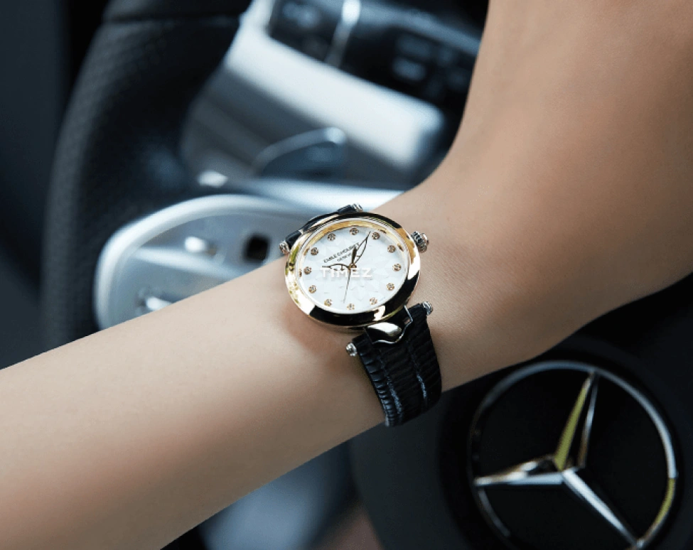 Emile Chouriet,FAIR LADY 29.20mm,29.20mm,Stainless Steel,Silver,Automatic,Sapphire,Crystal Glass,Round,06,06.2188.L.6.5.22.2