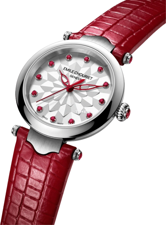 Emile Chouriet,FAIR LADY 29.20mm,29.20mm,Stainless Steel,Silver,Automatic,Sapphire,Crystal Glass,Round,06,06.2188.L.6.6.241.2