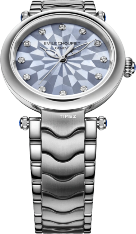 Emile Chouriet,FAIR LADY 29.20mm,29.20mm,Stainless Steel,Blue,Automatic,Sapphire,Crystal Glass,Round,06,06.2188.L.6.6.879.6