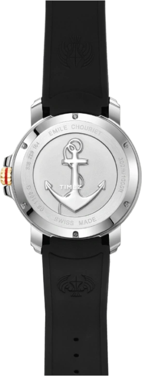 Emile Chouriet,CHALLENGER 42.50mm,42.50mm,Stainless Steel,Black,Automatic,Day,Sapphire,Crystal Glass,08,08.1169.G.6.AK.53.8