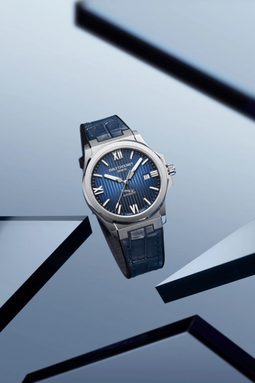 Emile Chouriet,CHALLENGER 41mm,41mm,Stainless Steel,Blue,Automatic,Day,38hours,08,08.1172.G.6.6.N8.8