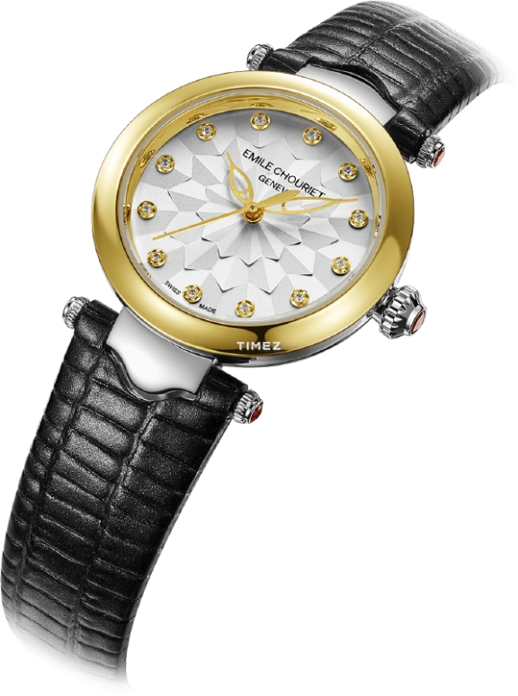 Emile Chouriet,FAIR LADY 29.20mm,29.20mm,Stainless Steel,Silver,Automatic,Sapphire,Crystal Glass,Round,06,06.2188.L.6.5.22.2