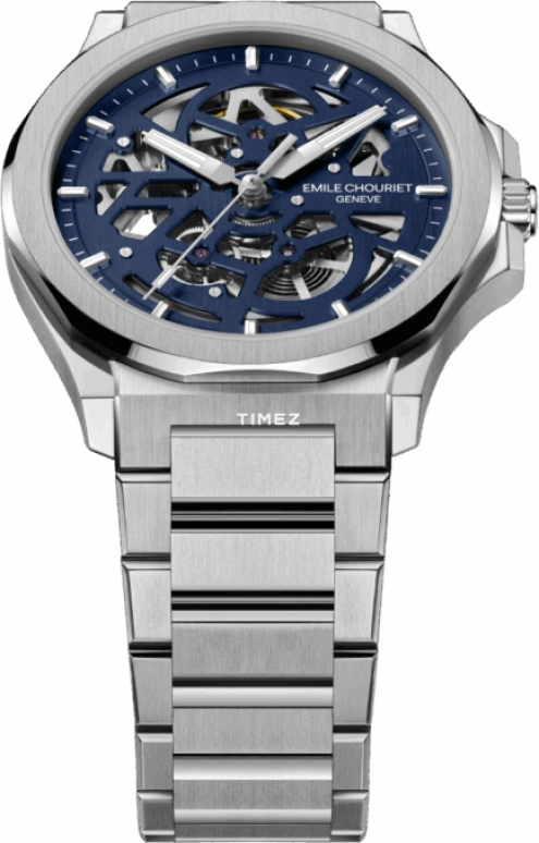 Emile Chouriet,CHALLENGER 41mm,41mm,Stainless Steel,Blue,Automatic,38hours,In-house Caliber,11,11.1172.G.6.6.980.6