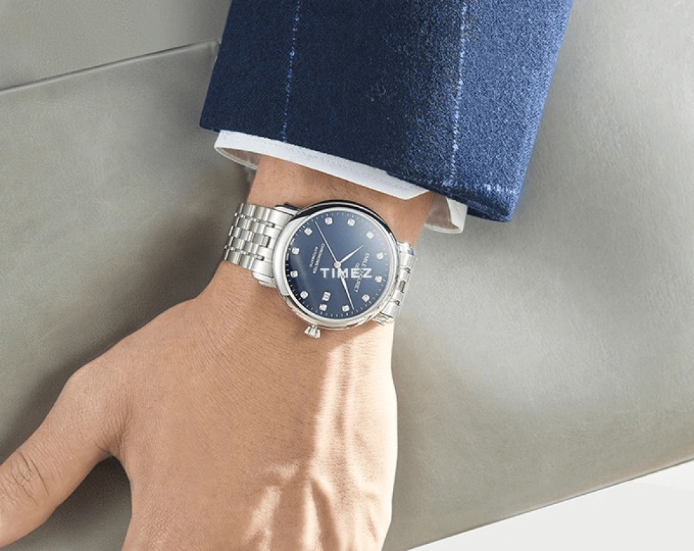 Emile Chouriet,LAC LÉMAN 40mm,40mm,Stainless Steel,Blue,Automatic,Day,Sapphire,Crystal Glass,00,00.1168.G40.6.6.97.6