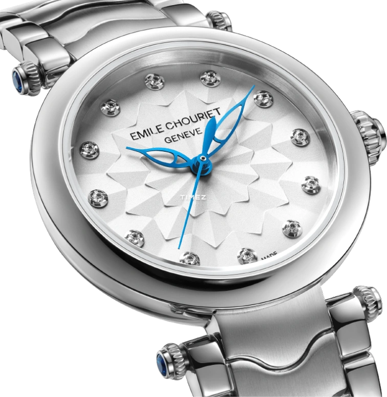 Emile Chouriet,FAIR LADY 29.20mm,29.20mm,Stainless Steel,Silver,Automatic,Sapphire,Crystal Glass,Round,06,06.2188.L.6.6.27.6