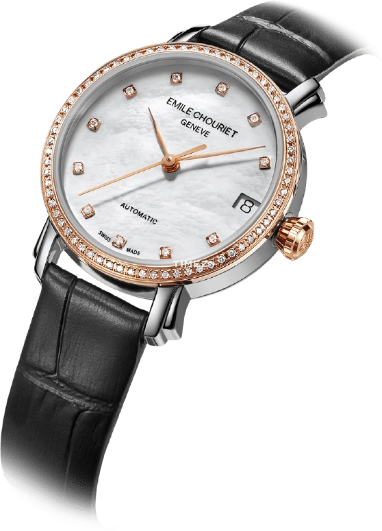 Emile Chouriet,LAC LÉMAN 30mm,30mm,Stainless Steel,Silver White,Automatic,Day,Sapphire,Crystal Glass,01,01.1168.L30.6.9.82.2