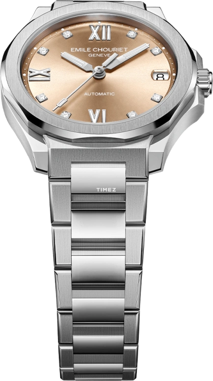 Emile Chouriet,CHALLENGER 33mm,33mm,Stainless Steel,Brown,Automatic,Day,40hours,01,01.1172.L.6.6.36.6