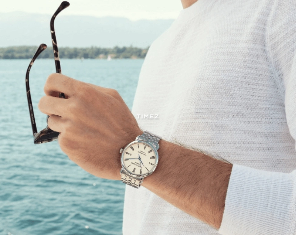 Emile Chouriet,LAC LÉMAN 40mm,40mm,Stainless Steel,White,Automatic,Day,Sapphire,Crystal Glass,00,00.1168.G40.6.6.25.6