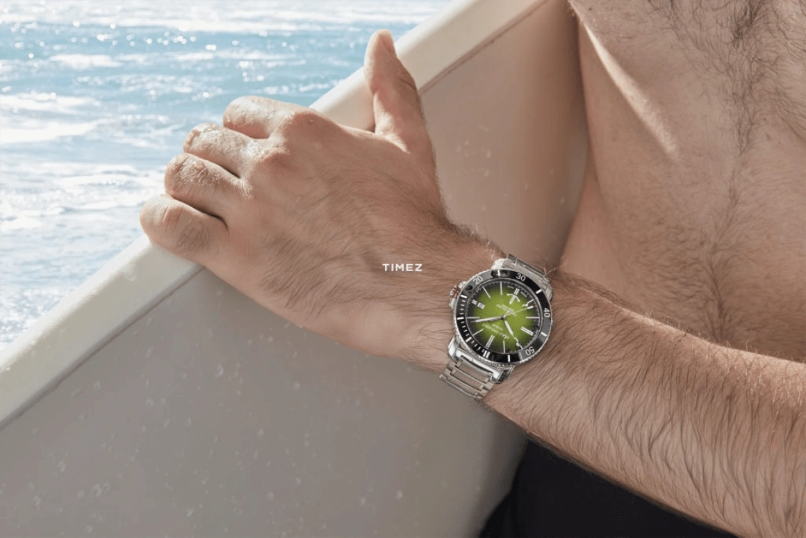 Emile Chouriet,CHALLENGER 42.50mm,42.50mm,Stainless Steel,Green,Automatic,Day,Sapphire,Crystal Glass,08,08.1169.G.6.AW.E8.6