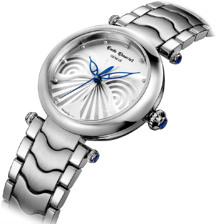 Emile Chouriet,FAIR LADY 29.20mm,29.20mm,Stainless Steel,White,Quartz,Sapphire,Round,61,61.2188.L.6.6.23.6