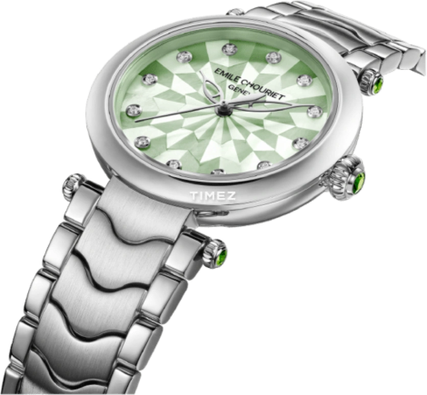 Emile Chouriet,FAIR LADY 29.20mm,29.20mm,Stainless Steel,Green,Automatic,38hours,In-house Caliber,06,06.2188.L.6.6.874.6