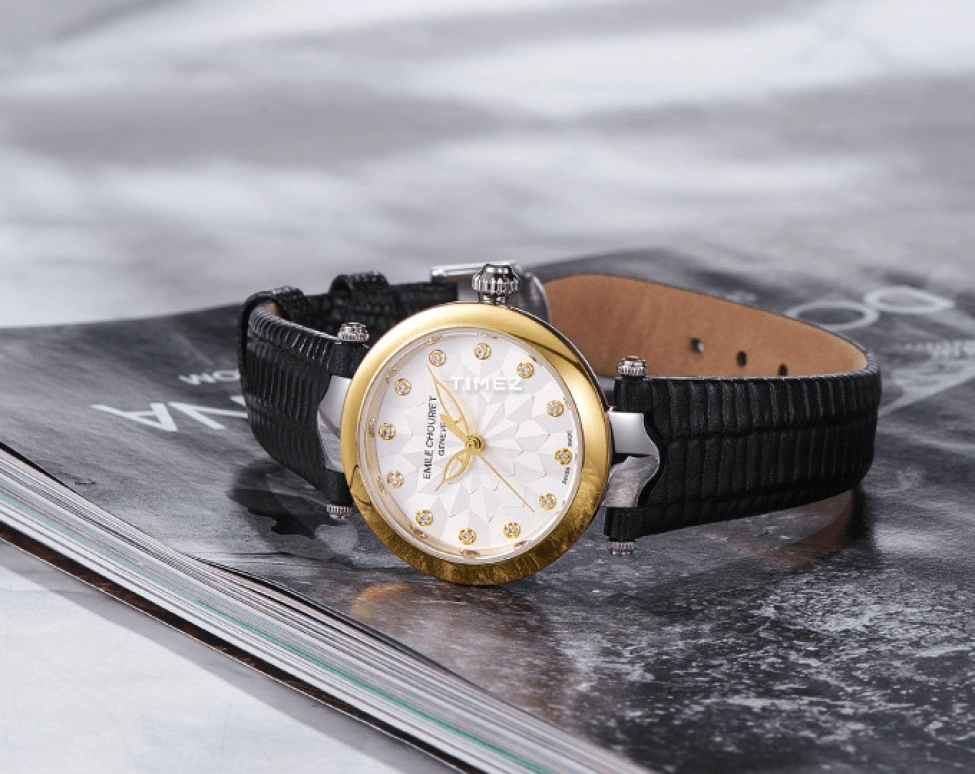 Emile Chouriet,FAIR LADY 29.20mm,29.20mm,Stainless Steel,Silver,Automatic,Sapphire,Crystal Glass,Round,06,06.2188.L.6.5.22.2