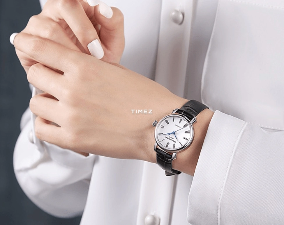 Emile Chouriet,LAC LÉMAN 30mm,30mm,Stainless Steel,White,Automatic,Day,Sapphire,Crystal Glass,01,01.1168.L30.6.6.25.2