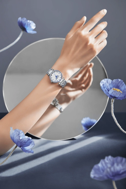 Emile Chouriet,FAIR LADY 29.20mm,29.20mm,Stainless Steel,Silver,White,Automatic,Sapphire,Crystal Glass,Round,06,06.2188.L.6.S.249.6