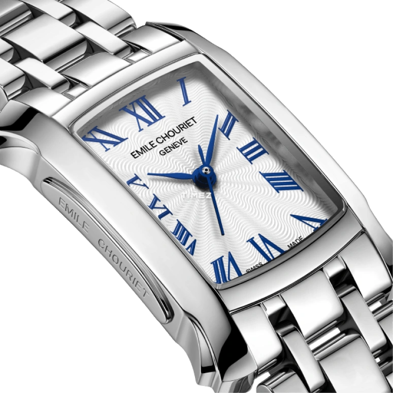 Emile Chouriet,ODYSSEE 20.10x23.40mm,20.10x23.40mm,Stainless Steel,White,Quartz,In-house Caliber,Sapphire,61,61.2149.L.6.2.259.6