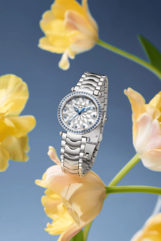Emile Chouriet,FAIR LADY 29.20mm,29.20mm,Stainless Steel,Silver,White,Automatic,Sapphire,Crystal Glass,Round,06,06.2188.L.6.S.249.6