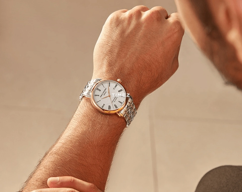 Emile Chouriet,LAC LÉMAN 40mm,40mm,Stainless Steel,White,Automatic,Day,Sapphire,Crystal Glass,00,00.1168.G40.6.46.25.10