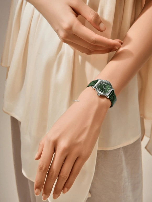 Emile Chouriet,CONTEMPORARY LUXURY 27mm,27mm,Stainless Steel,Green,Automatic,Day,Sapphire,Crystal Glass,19,19.1136.L.6.6.45.2