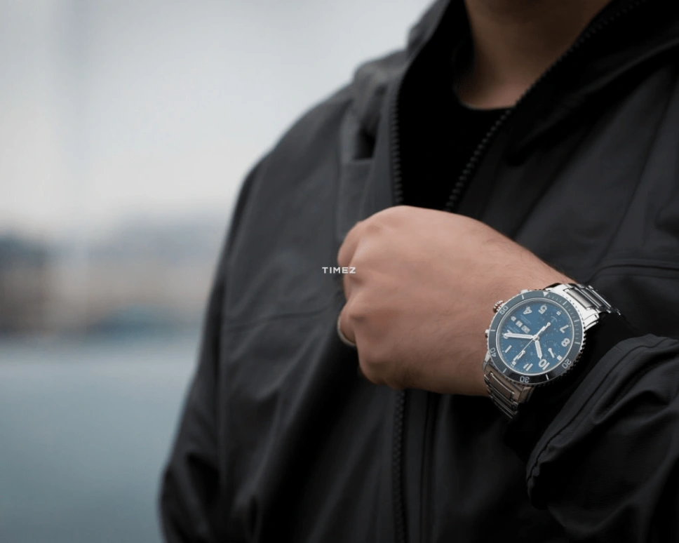 Emile Chouriet,CHALLENGER 43.50mm,43.50mm,Stainless Steel,Blue,Automatic,Chronograph,Date,Day,22,22.1169.G.6.AW.99.6