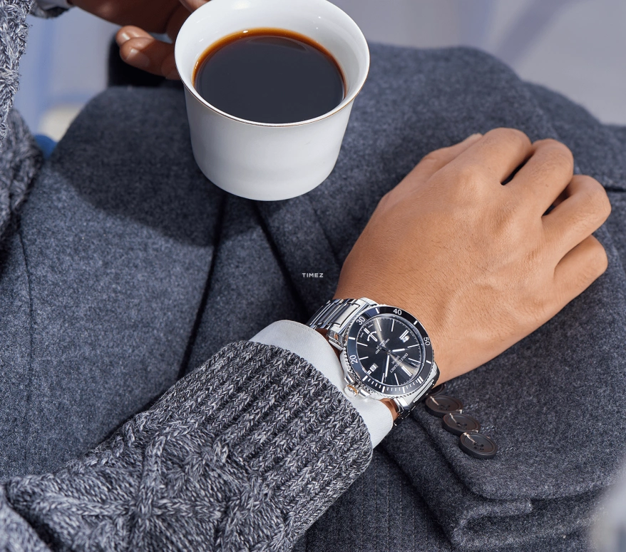 Emile Chouriet,CHALLENGER 42.50mm,42.50mm,Stainless Steel,Black,Automatic,Day,Sapphire,Crystal Glass,08,08.1169.G.6.AW.58.6