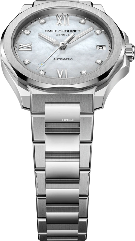 Emile Chouriet,CHALLENGER 33mm,33mm,Stainless Steel,White,Automatic,Day,40hours,01,01.1172.L.6.6.860.6