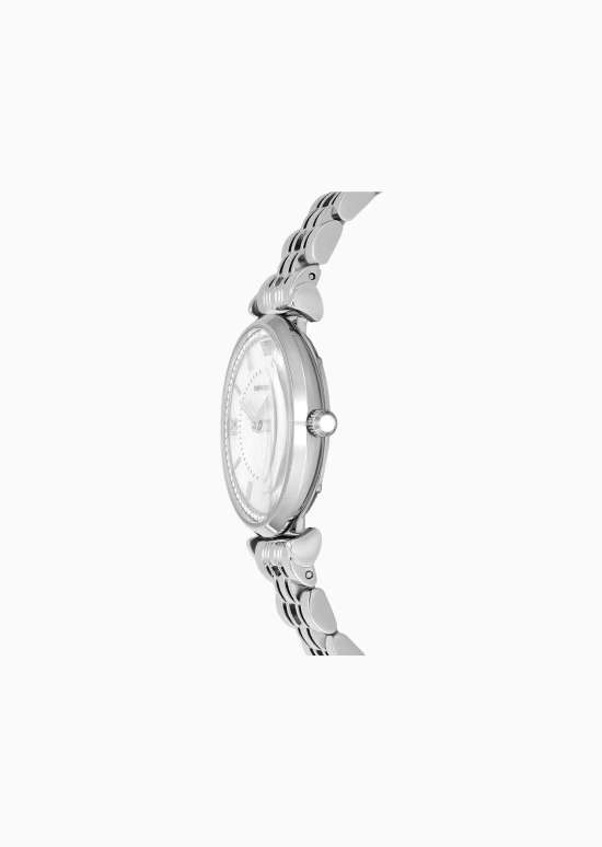 EMPORIO ARMANI,woman 32mm,32mm,Stainless Steel,White,Quartz,Glass,Round,AR11701NLPNLC