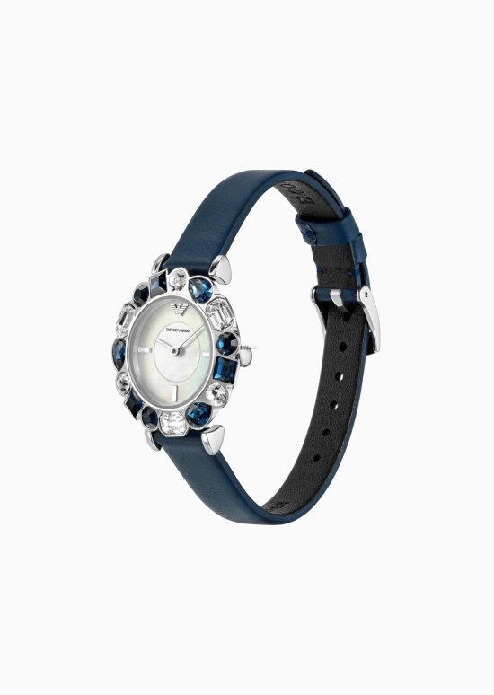 EMPORIO ARMANI,woman 31mm,31mm,Stainless Steel,White,Quartz,Round,Silver,AR11595 NLP1 NLC