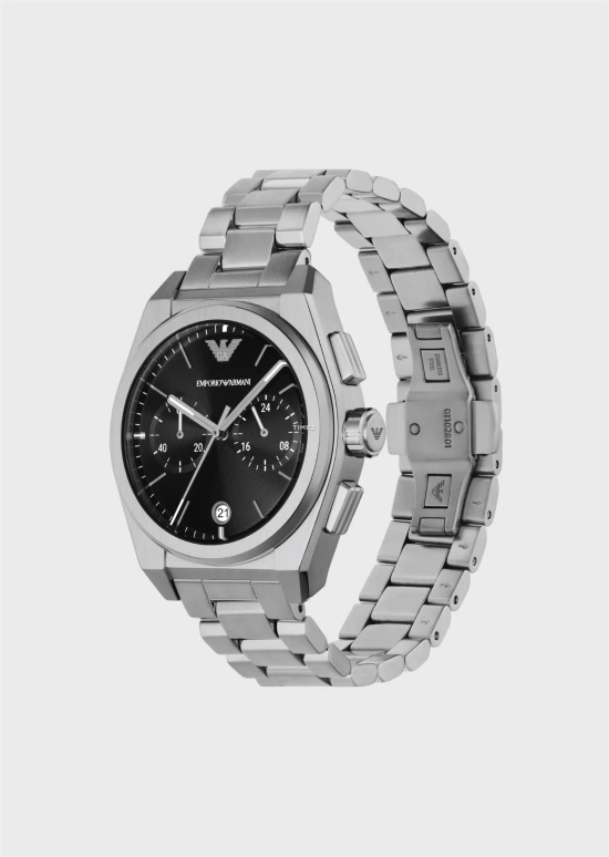 EMPORIO ARMANI,man 43mm,43mm,Stainless Steel,Black,Quartz,Chronograph,Day,AR11560 NLP NLC
