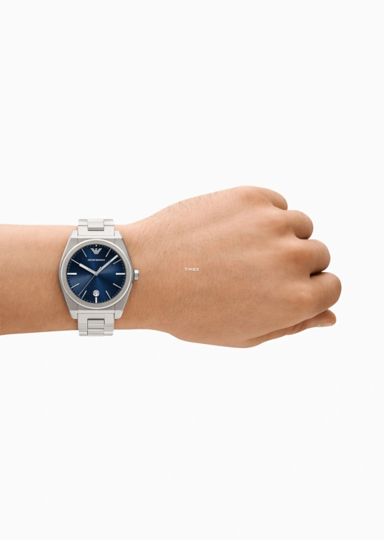 EMPORIO ARMANI,man 41mm,41mm,Stainless Steel,Blue,Quartz,Day,Crystal Glass,AR11620 NLP NLC