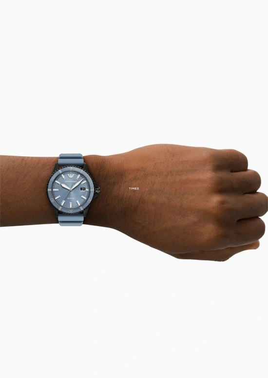EMPORIO ARMANI,man 42mm,42mm,Stainless Steel,Blue,Quartz,Day,Glass,AR11685 NLP NLC