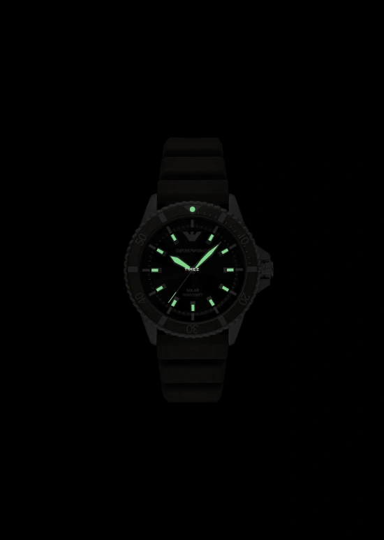 EMPORIO ARMANI,man 42mm,42mm,Stainless Steel,Black,Eco-Drive,Solar Charging,Sapphire,Crystal Glass,AR11699 NLP NLC