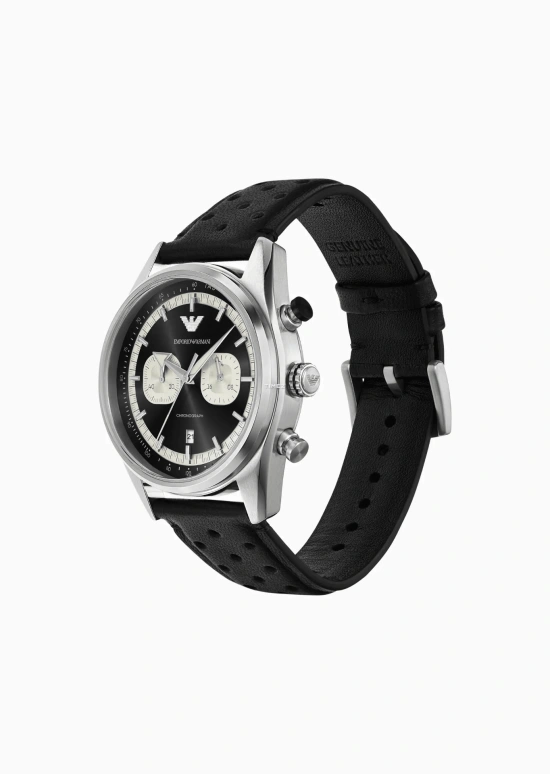 EMPORIO ARMANI,man 42mm,42mm,Stainless Steel,Black,Quartz,Chronograph,Day,AR11635 NLP NLC