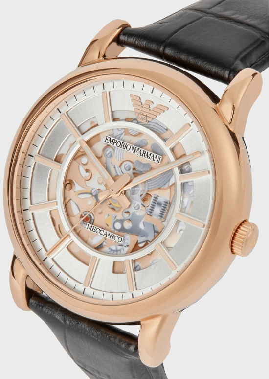 EMPORIO ARMANI,man 43mm,43mm,Stainless Steel,Silver,Automatic,Hardlex,Crystal Glass,Round,AR60007 NLP NLC