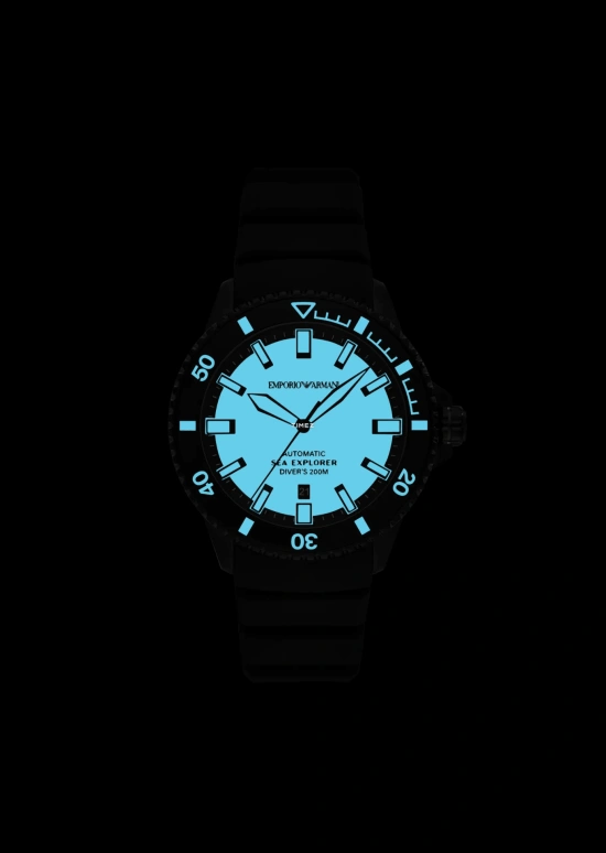 EMPORIO ARMANI,man 42mm,42mm,Stainless Steel,Beige,Automatic,Day,Sapphire,Crystal Glass,AR60085 NLP NLC