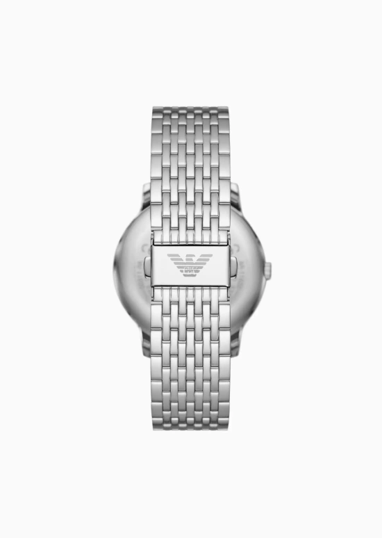 EMPORIO ARMANI,man 42mm,42mm,Stainless Steel,White,Quartz,Day,Hardlex,Crystal Glass,AR11599 NLP NLC