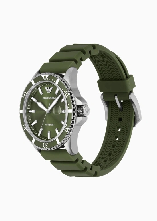 EMPORIO ARMANI,man ,Stainless Steel,Green,Quartz,Day,Hardlex,Crystal Glass,AR11638 NLP NLC