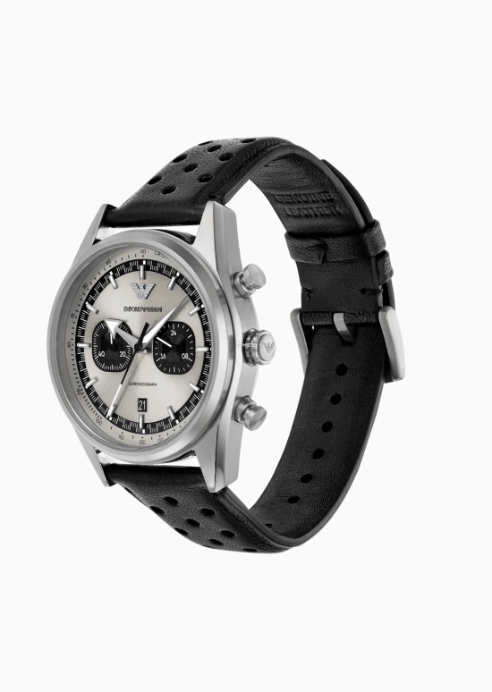 EMPORIO ARMANI,man 42mm,42mm,Stainless Steel,Black,Grey,Quartz,Chronograph,Day,AR11677 NLP NLC