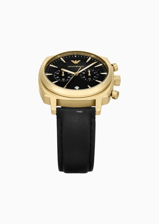 EMPORIO ARMANI,man 40mm,40mm,Stainless Steel,Black,Quartz,Chronograph,Day,AR11690NLPNLC