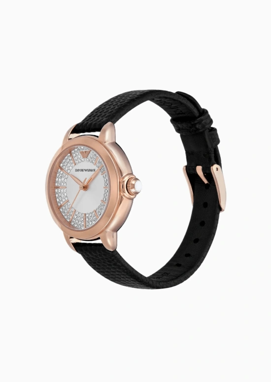 EMPORIO ARMANI,woman 32mm,32mm,Stainless Steel,Silver,Quartz,Crystal Glass,Round,AR11631 NLP NLC