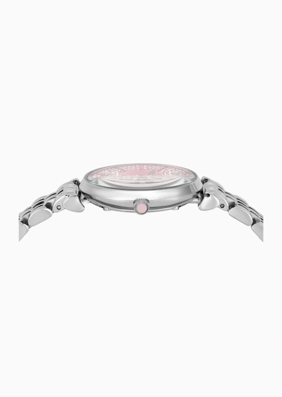 EMPORIO ARMANI,woman 32mm,32mm,Stainless Steel,Cherry Blossom Pink,Quartz,Glass,Round,AR11686 NLP NLC