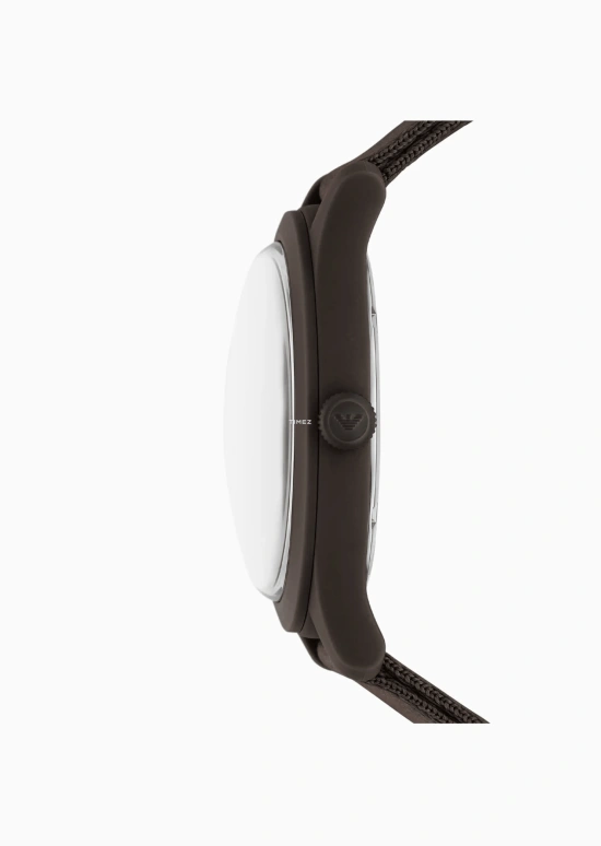 EMPORIO ARMANI,man 45mm,45mm,Plastic,Stainless Steel,Brown,Quartz,Glass,Round,AR11655 NLP NLC