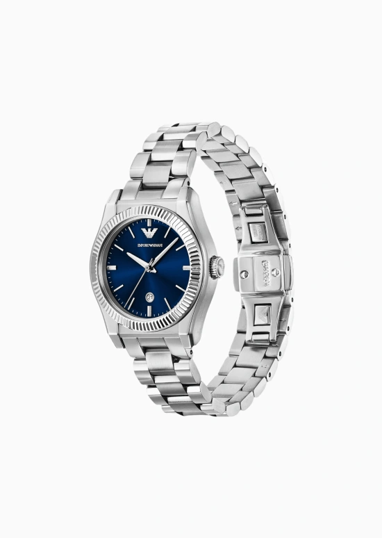 EMPORIO ARMANI,woman 32mm,32mm,Stainless Steel,Blue,Automatic,Day,Glass,AR11717 NLP NLC