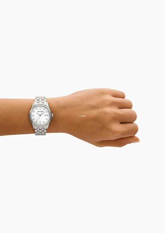 EMPORIO ARMANI,woman 32mm,32mm,Stainless Steel,White,Quartz,Day,Crystal Glass,AR11614 NLP NLC